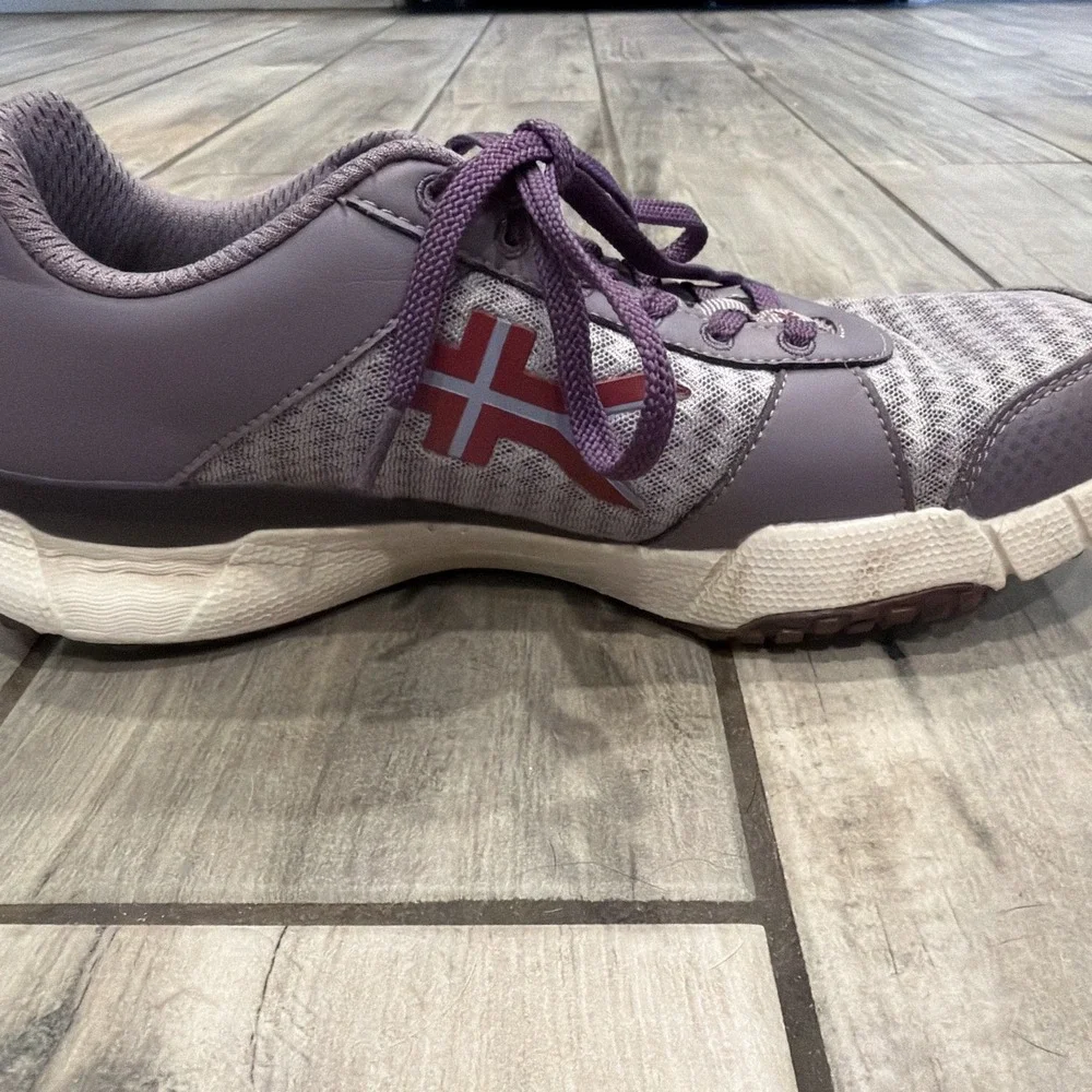 KURU‎ Quantum Purple White Women's Shoes Size 8.5 Comfort Gym Walking Shoes
